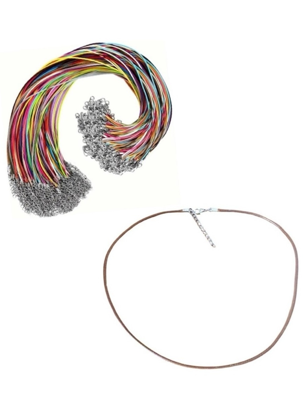 🔴 5 for $10 ONE Lighter Brown Hemp Rope Necklace for Jewelry Making